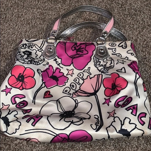 Coach Bags Poppy Collection Large Purse Poshmark